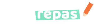 Logo fem repàs blanc